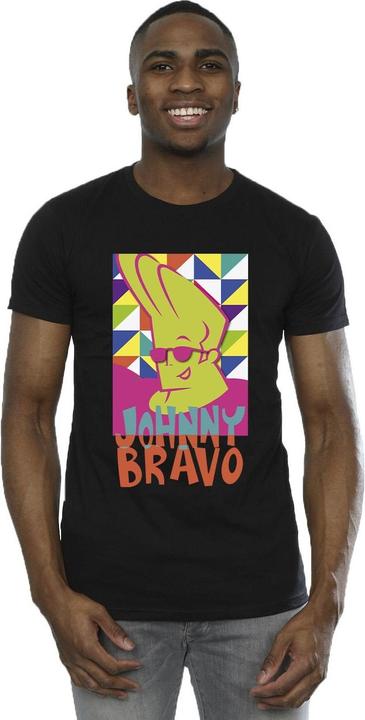 Image du produit Johnny Bravo - T-shirt MULTI TRIANGLES POP ART - Homme (XXL)