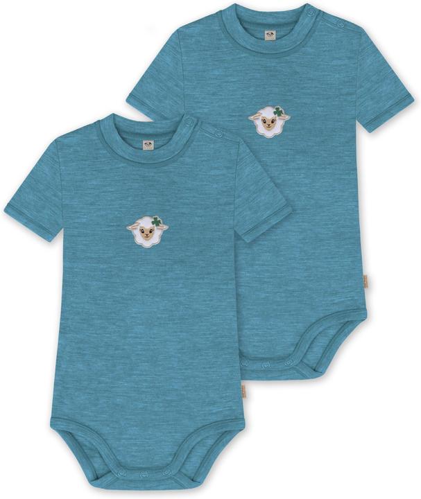 Normani 2er Set Baby Merino Kurzarmbody „Tihoi" - 9313