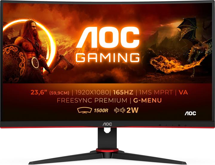 Image du produit AOC C24G2AE/BK (1920 x 1080 pixels, 23.60")