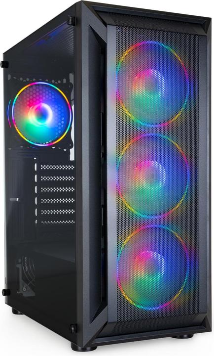 Actual product image Tooq Technology Caja Semitorre Gaming Tqgcc101-B "Ragnärok" Negra (ATX, mATX, Mini-ITX)