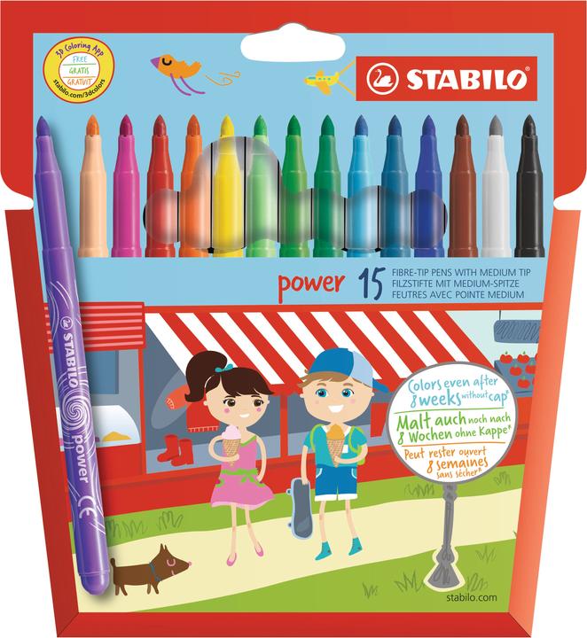 Image du produit STABILO Stylo à fibre optique (Multicolore, 1 x)