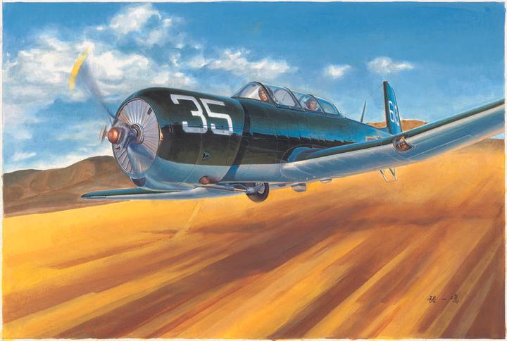Actual product image Trumpeter China Nanchang CJ-6