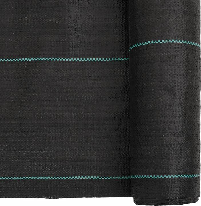 Productafbeelding VidaXL Onkruidvlies tuinvlies gronddoek onkruidfolie zwart 0,5x10m PP
