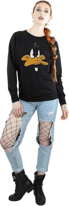 Produktbild Looney Tunes Womens/Ladies Daffy Duck Face Sweatshirt (XL)