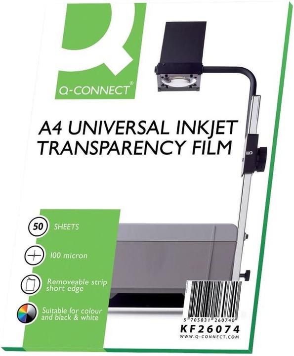 Produktbild Q-Connect Transparentfolien (50 x)