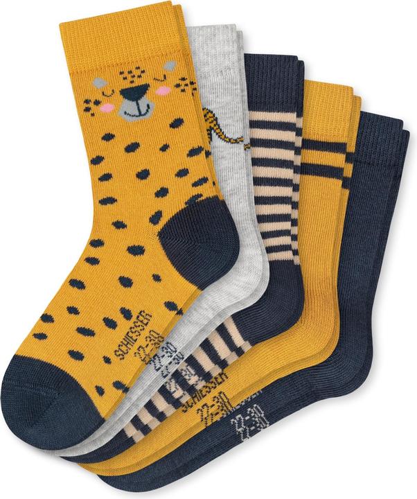 Image du produit Schiesser Lot de 5 chaussettes tigrées enfant garçon (Pack de 5, 19 - 22)