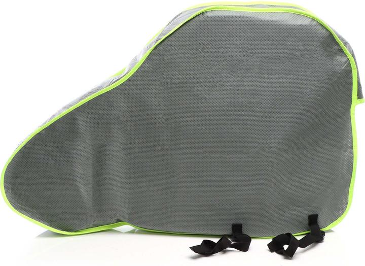 Actual product image Wiltec Drawbar Cover for Trailers and Caravans Towing Bar Hood in Grey made of 210D Oxford Fabric