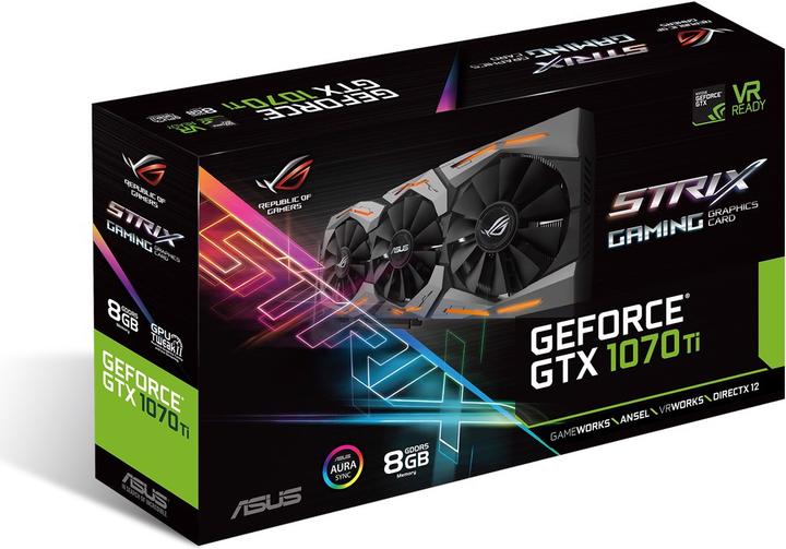 Produktbild ASUS GeForce ROG STRIX GTX 1070 Ti 8G GAMING (8 GB)