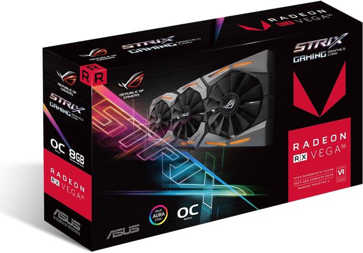 Immagine prodotto ASUS Radeon ROG STRIX RX VEGA 56 O8G GAMING (8 GB)