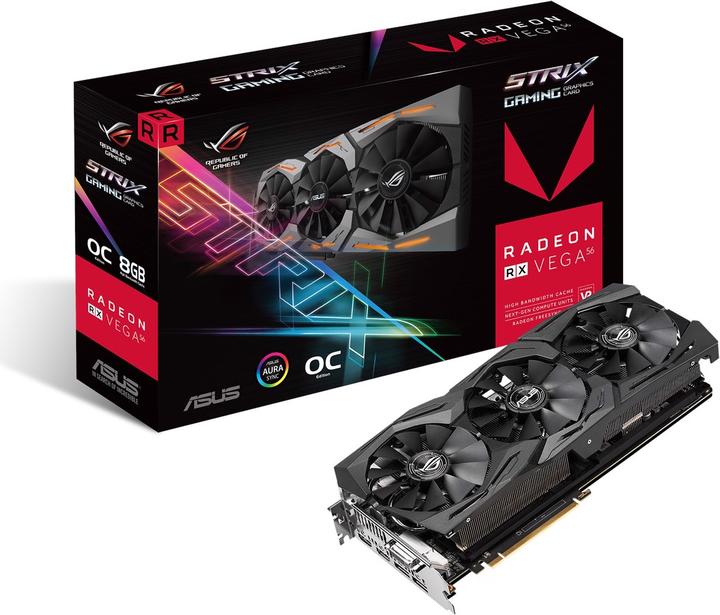 Immagine prodotto ASUS Radeon ROG STRIX RX VEGA 56 O8G GAMING (8 GB)