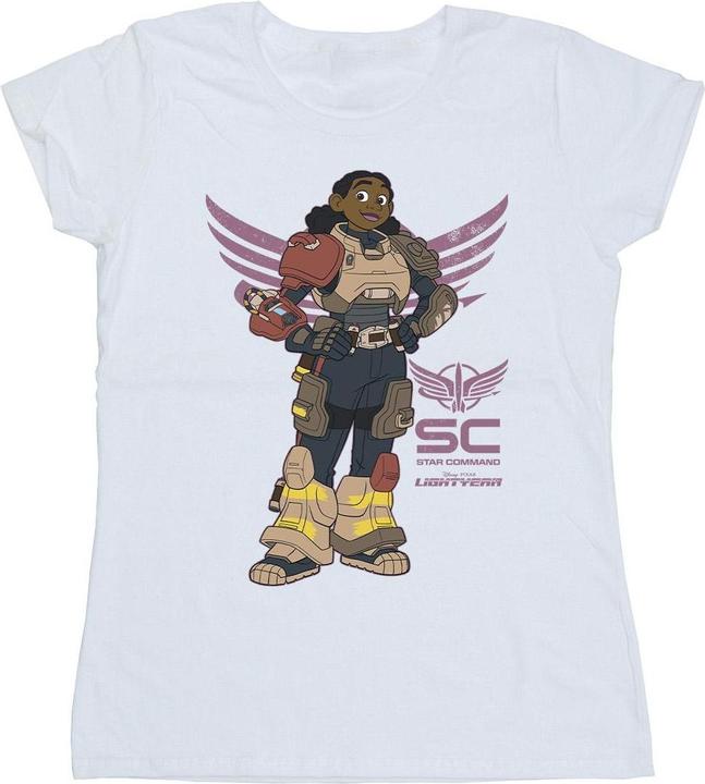 Actual product image Disney Womens/Ladies Lightyear Izzy Star Command Cotton T-Shirt (XL)