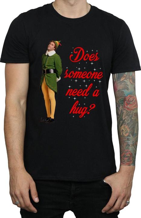Actual product image Elf Mens Hug Buddy T-Shirt (XL)