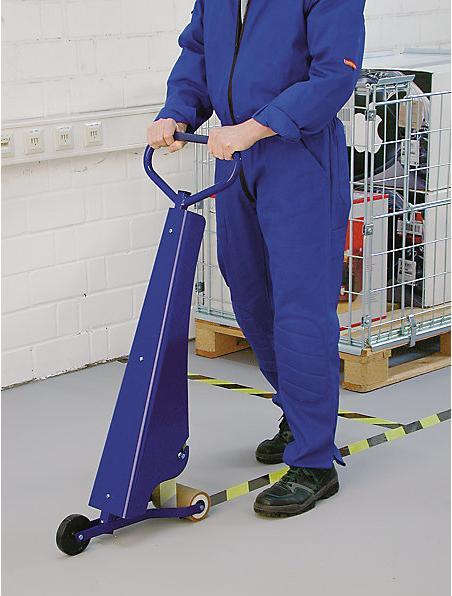 Produktbild kaiserkraft Bodenmarkierungsband aus Vinyl, zweifarbig (75 mm)