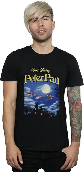 Actual product image Disney Mens Peter Pan Come With Me Homage T-Shirt (XL)