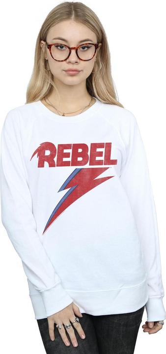 Immagine prodotto David Bowie Distressed Rebel Felpa Donna (S)
