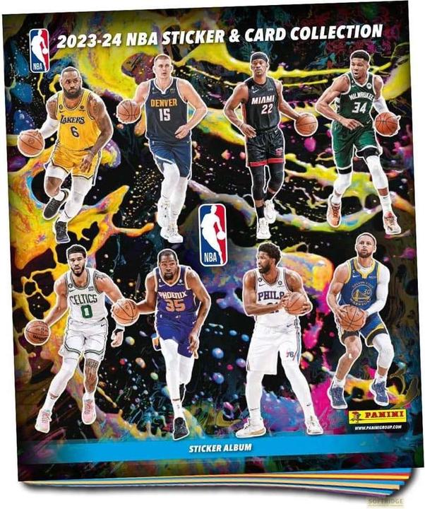 Actual product image Panini NBA Sticker & Trading Cards Collection 2023-24 Sticker Album *German Version*