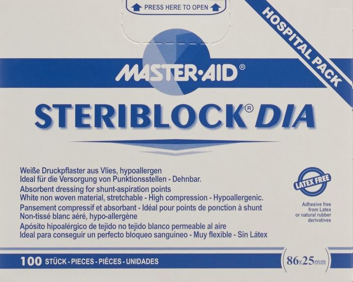 Image du produit Master Aid Pansement non-tissé 86x25mm stérile (100 x)