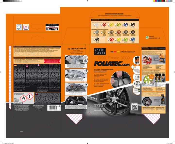 Actual product image Foliatec Spray film