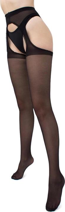Image du produit Giulia Love Chic Bas porte-jarretelles, couleur noir, taille 48-50 (20 DEN, 48 - 50)