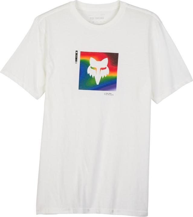 Actual product image Fox Tee 24 Scans Prem Ss Opt Wht (M)