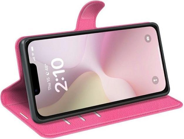 Produktbild MU Classic Litchi Leder Bookcover Series (Apple iPhone 16e)