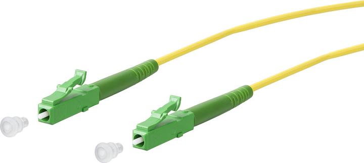 Actual product image Metz Connect OpDAT PK LCAPC/LCAPC E9/125 OS2 BR 2.0 mm yellow 10.0 m (10 m)