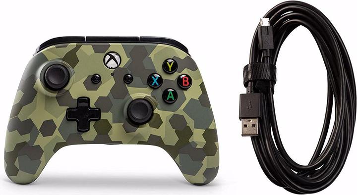 PowerA Contrôleur filaire amélioré Deep Jungle Camo (Xbox Series X, Xbox One S, Xbox Series S, Xbox One X)
