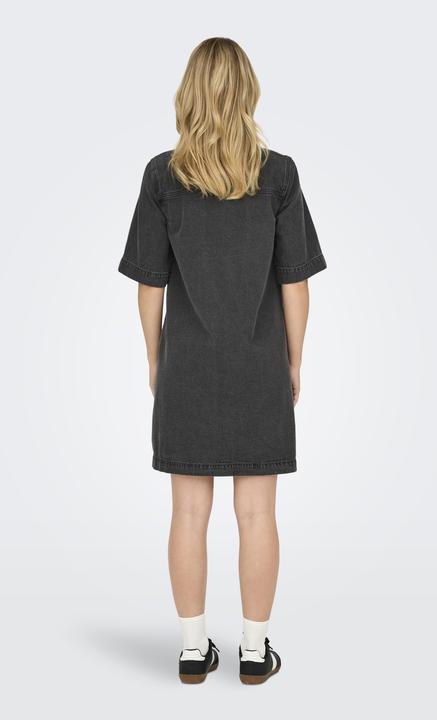 Produktbild Only Normal geschnitten Hemdkragen Kurzes Kleid Jeanskleid (S)