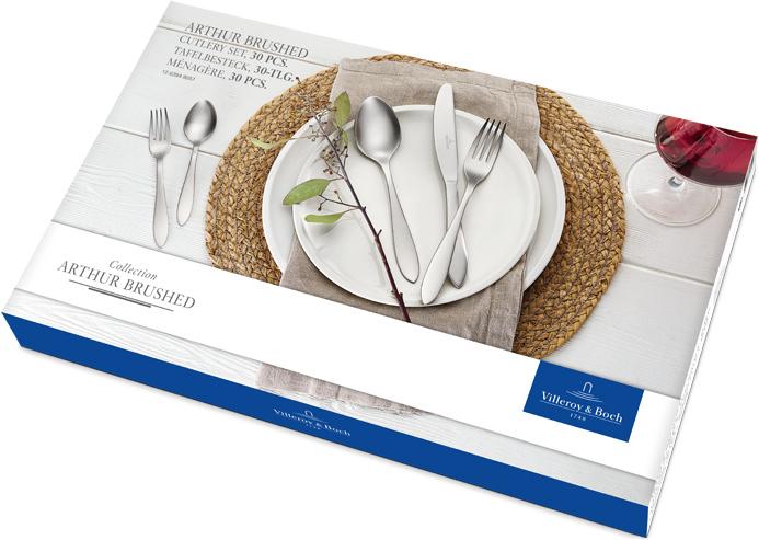 Actual product image Villeroy & Boch Table cutlery 30pcs. Arthur brushed (30 Piece, Cutlery set)