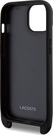 Produktbild Lacoste LCHCP15SSPVCK iPhone 15 / 14 / 13 6.1" czarny/black hardcase Iconic Petit Pique Crossbody (Apple iPhone 15)