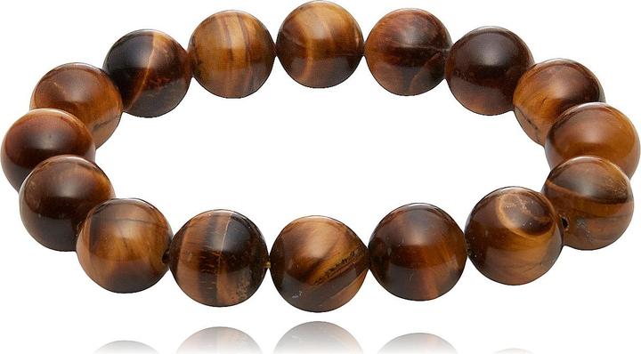 Immagine prodotto Leyda Bracciale Oeil De Tigre Marron (19.50 cm, Pietra)