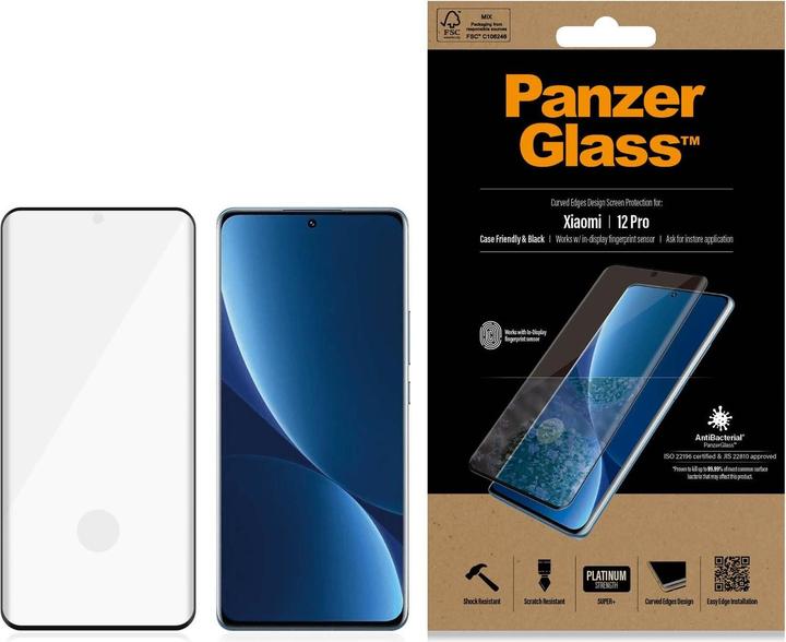 Actual product image PanzerGlass Case Friendly (1 Piece, Xiaomi 12 Pro, Xiaomi 12S Pro, Xiaomi 13 Pro)