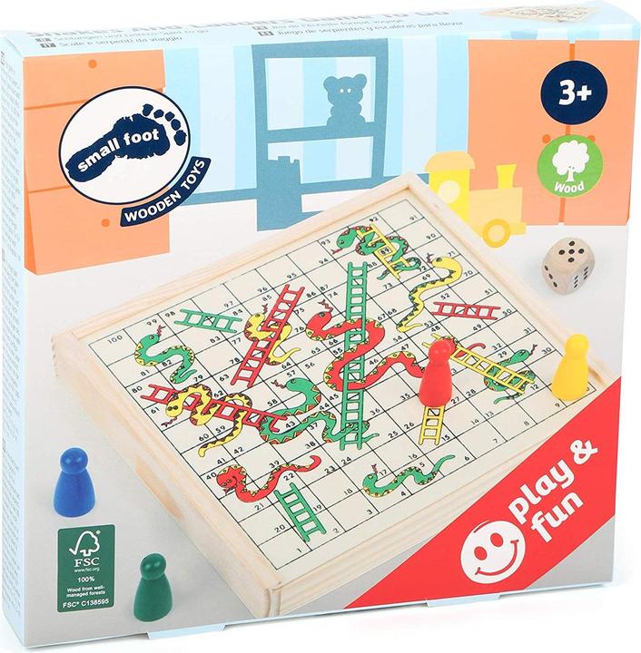 Actual product image small foot Snakes and ladders