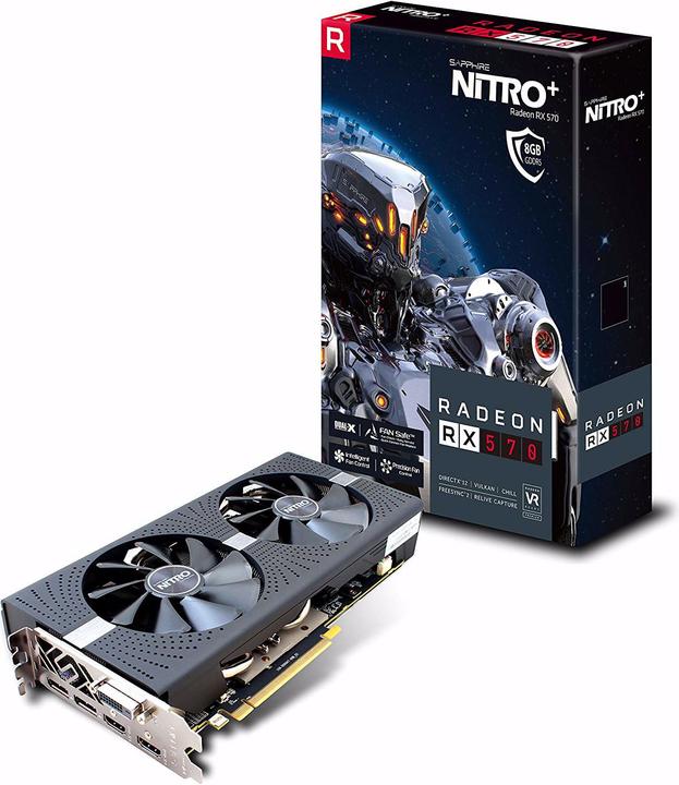 Immagine prodotto Sapphire Radeon RX570 Nitro+ (8 GB)