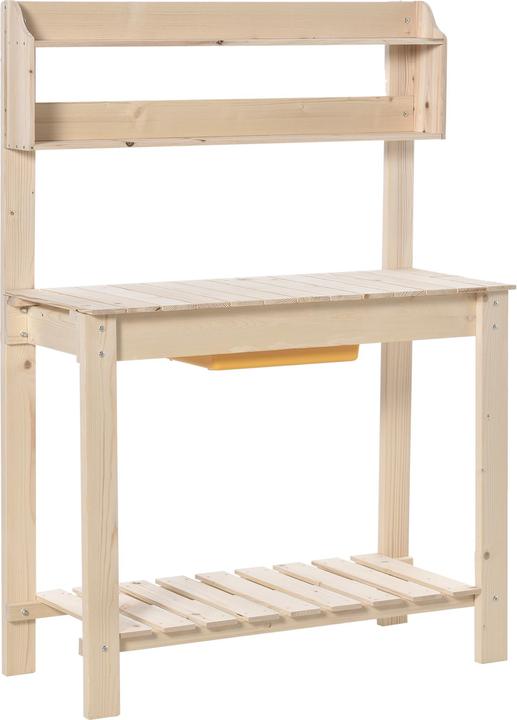 Immagine prodotto Outsunny Tavolo da piantagione con piano di lavoro regolabile (100 cm)