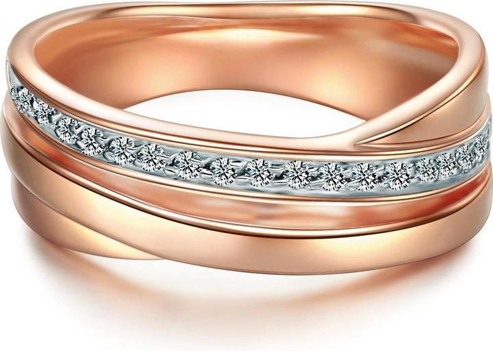 Immagine prodotto Trilani Donna Argento Cubico Zirconia Oro Rosa - 4196 (47, 925 Argento)