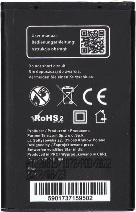 Productafbeelding Battery Blue Star BLUE STAR battery for NOKIA 6101 / 6100 / 6300 800 mAh