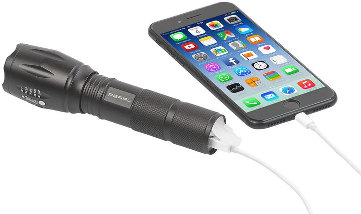 Produktbild KryoLights 2in1-LED-Taschenlampe (3 cm, 260 lm)