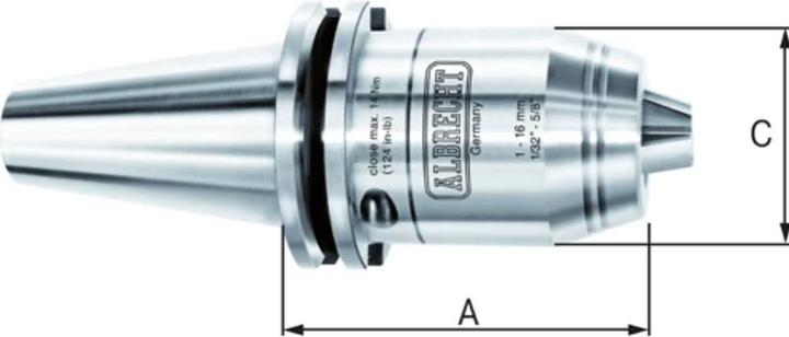 Productafbeelding Albrecht Korte boorhouder AKL DIN 69871 AD SK 50 1 - 16 mm A