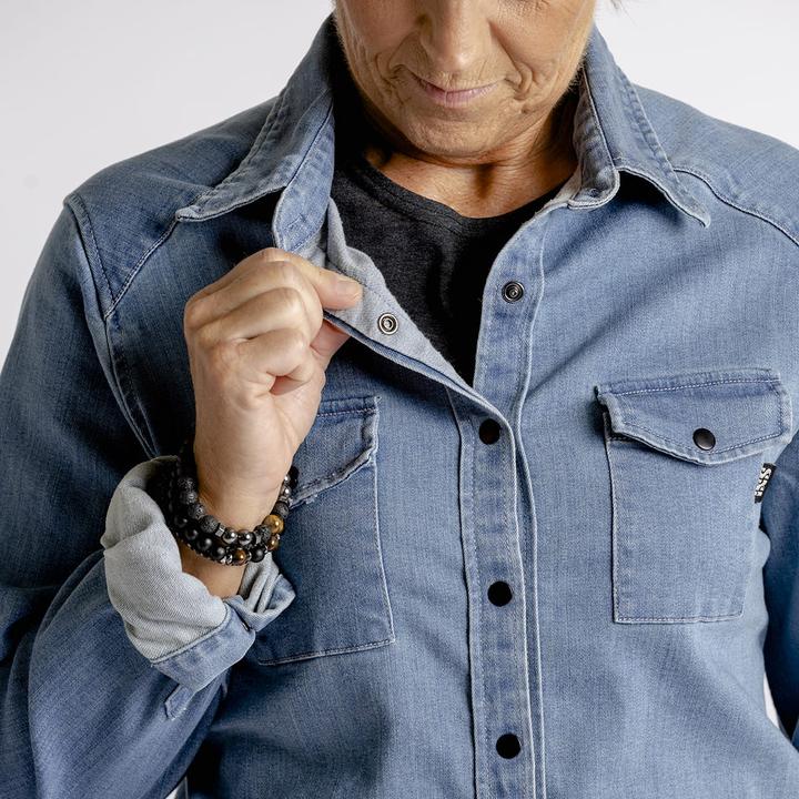 Image du produit iXS Carve Women Digger organic Hemd washed blue 42 (42)