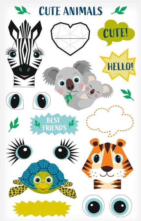 Actual product image Herlitz Foil sticker Cute Animals FSC