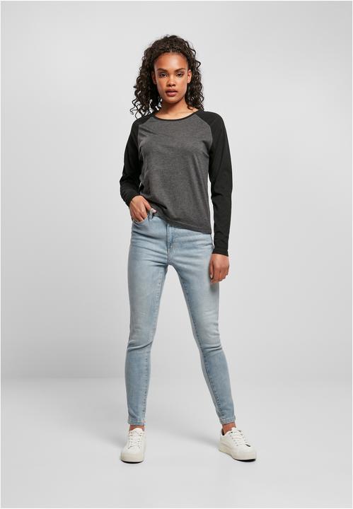 Actual product image Urban Classics Ladies Contrast Raglan Longsleeve (S)
