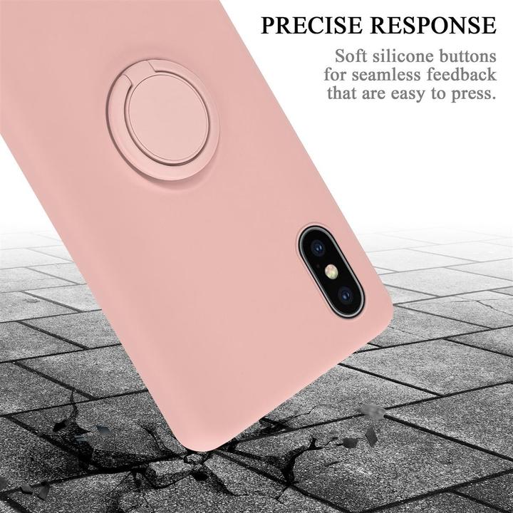 Produktbild Cadorabo TPU Liquid Ring Silicone Case Hülle (Apple iPhone X)