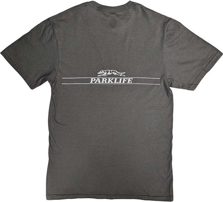Actual product image Blur Unisex Adult Pocket Parklife Back Print T-Shirt (M)