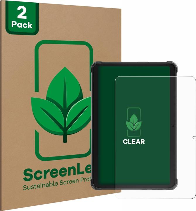 Produktbild ScreenLeaf Schutzfolie nachhaltiger Displayschutz Display Schutz Folie Klar Transparent (2 Stück, R8)