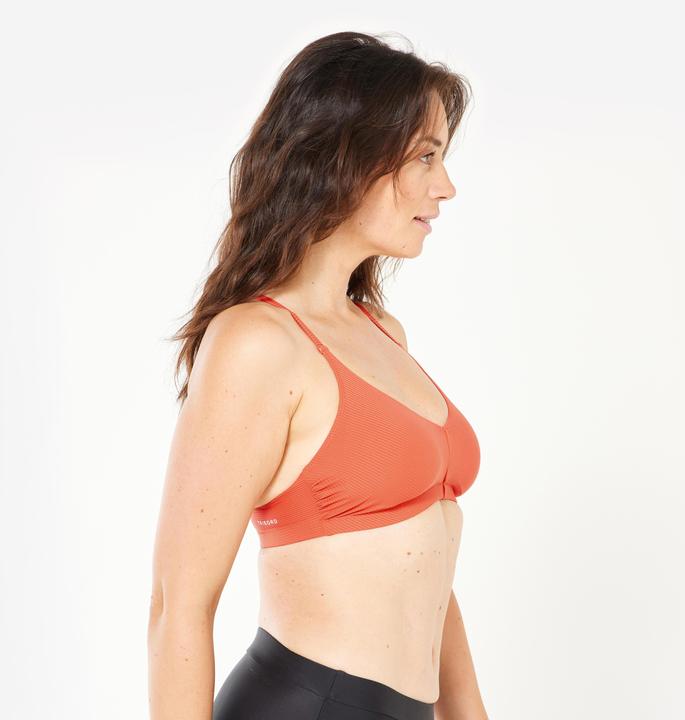 Image du produit Nabaiji Haut de maillot de bain brassière texturée natation Femme - Lila simy terracotta (XL)