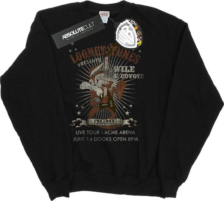 Immagine prodotto Looney Tunes Wile E Coyote Guitar Felpa Uomo (S)