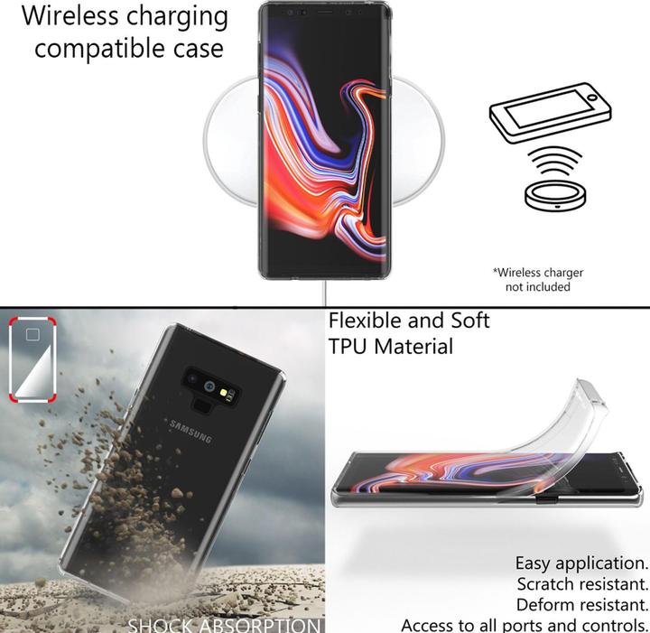 Immagine prodotto Nalia Custodia per cellulare a 360 gradi (Samsung Galaxy Note 9)