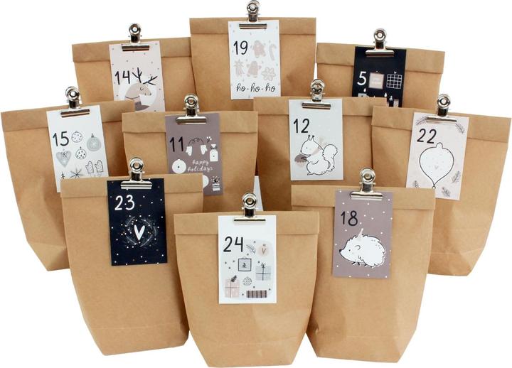 Produktbild Papierdrachen Visitenkarten und Metallklammern