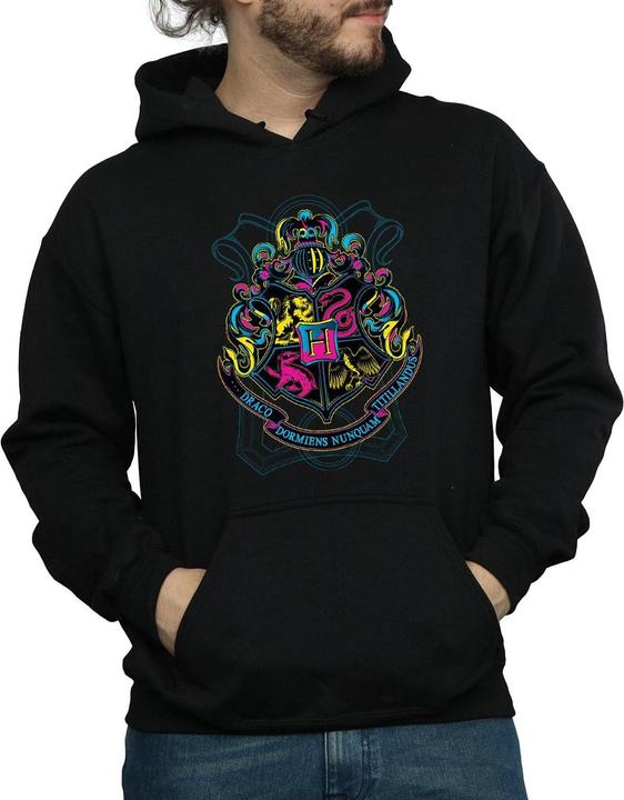 Produktbild Neon Hogwarts Crest Kapuzenpullover (XXL)